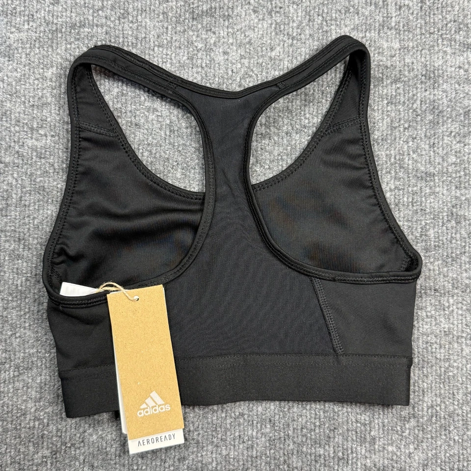 Adidas Women's Training Support Bra BLACK Size XS NWT - Image 2 of 4
