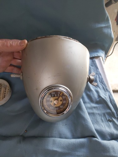 DUCATI 350 SCRAMBLER HEADLIGHT  Can 250 450 MARK 3 DESMO SINGLE And Speedo!!!!!  - Picture 1 of 15