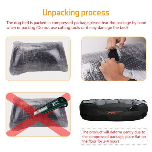 Cama para perro corbata para perro XXL XL cojín para perro lugar para dormir alfombra para perro algodón impermeable - Imagen 9 de 17