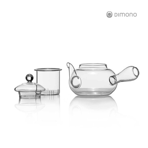 Kyusu Teekanne Seitengriffkanne Dimono® aus Glas Seitenhandkanne Einhandkanne - Bild 2 von 5