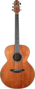 Crafter Silver Series 100 Jumbo Acoustic Guitar Brown HJ100-BR