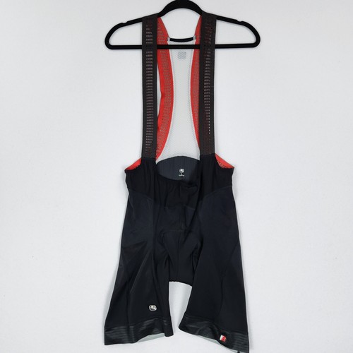 Giordana Shorts Womens Large Black FRC Cycling Bib Padded Ride Fit Made In Italy