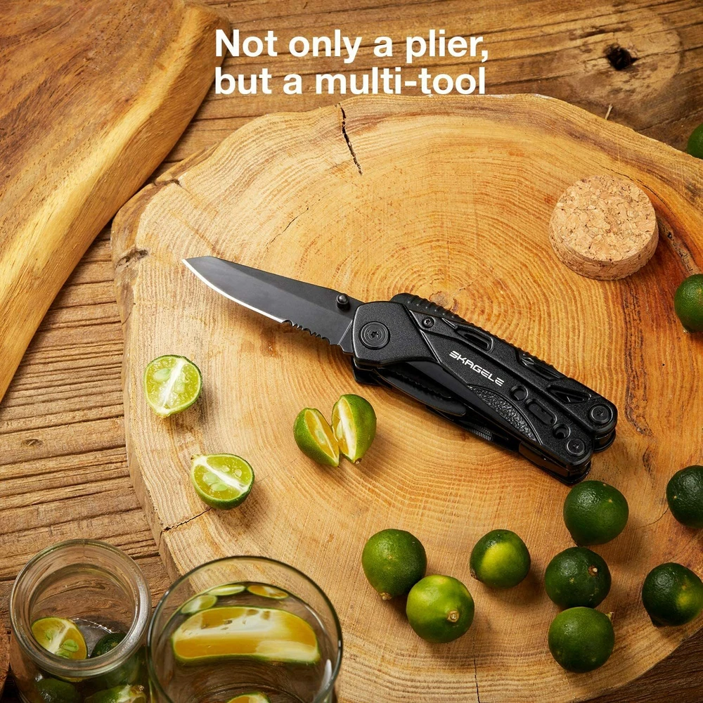 Multi-tool Camping Tool Knife with Sheath 23-in-1 (Black) Multi-tool Camping Tool Knife with Sheath 23-in-1 (Black)