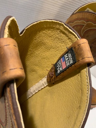 DOPPEL H STIEFEL Jase Westernboot Herren Größe US 13 D braun - Bild 7 von 12