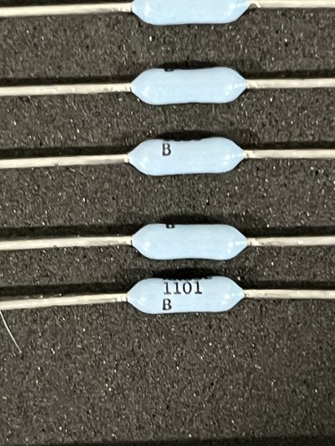 RN55E1101B 1.1K OHM 1/8W 1% METAL FILM RESISTOR AXIAL CMF-55 PHILIPS (LOT OF 20) - Picture 2 of 3