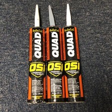QUAD 10 Fl. Oz. Exterior Window, Door, And Siding Sealant LOT OF 3