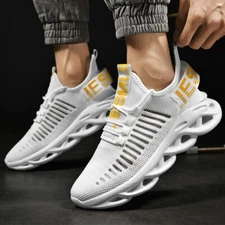 Men's Fashion Athletic Running Sneakers Sports Non-slip Casual Tennis Shoes Gym