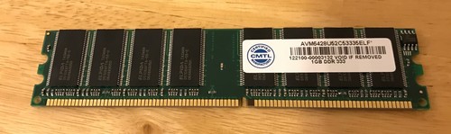 Elpida CMTL RAM Module - AVM6428U52C53335ELF 1GB DDR 333 - Picture 1 of 2