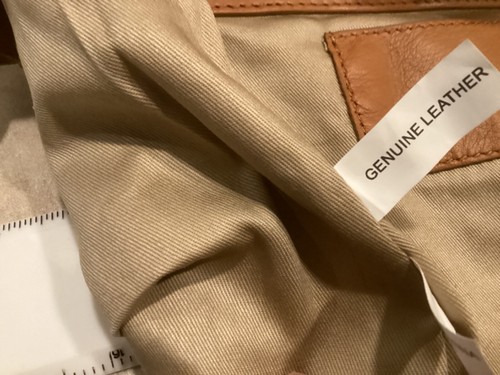 Coldwater Creek Large British Leather Torino Hobo Bag Large Slouchy Shoulder Bag - Picture 6 of 9