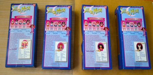 SAILOR MOON MARS MERCURY JUPITER BERYL 6" Vintage Puppe Irwin Lot versiegelt - Bild 3 von 13