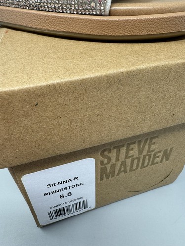 Woman's Sandals Steve Madden Sienna Rhinestone Sandal 8.5 NEW - Picture 2 of 5