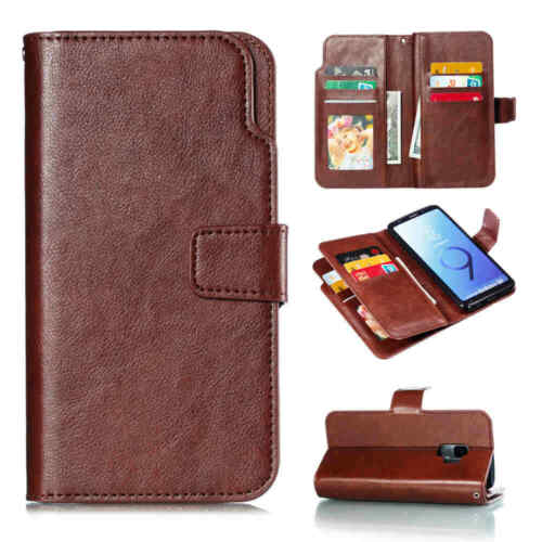 For Samsung S20 S10 S9 S8 S7 Note 20 10 Plus Wallet Card Slot Leather Case Cover - Picture 7 of 38