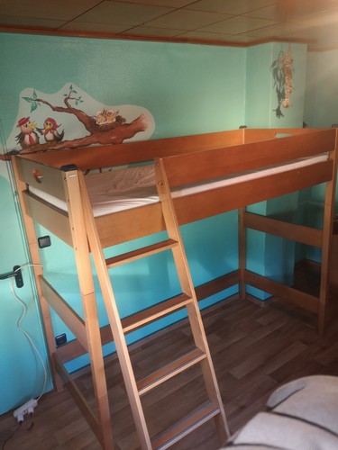 PAIDI Sten Spielbett Eiche Massiv (Höhenverstellbar) inkl. Lattenrost - Bild 3 von 8