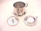 STAINLESS STEEL LEI LONG CAM COFFEE DRIP CUP  FILTER MAAKER STRAINER VIETNAMES