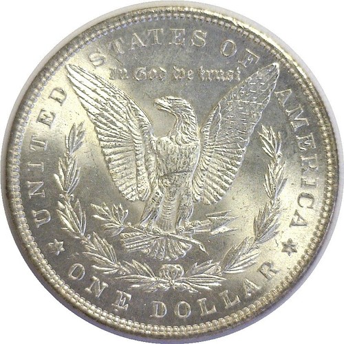 1886 $1 Morgan Silver Dollar Uncirculated - Picture 3 of 3