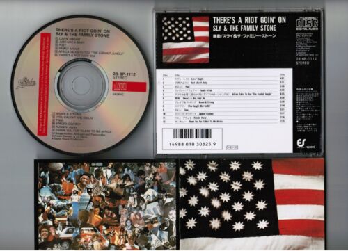SLY &THE FAMILY STONE There's A Riot Goin' On JAPAN CD 28.8P-1112 OBI '87 issue - Picture 3 of 6