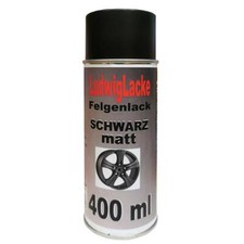 Felgenlack schwarz matt Spraydose 400ml