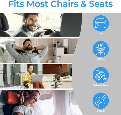 | Office Chair Cushion for Tailbone Pain & Pressure Relief | Seat Cushion for Lo - Picture 4 of 12