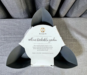 Bloem Col16908-2 Collins 2 Level Planter Resin 16 in