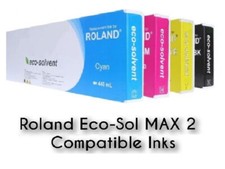4x Tinte für ROLAND SOL MAX2 VersaCAMM BN20 VS-300i VS-640i RS-640 RE-640 RS-540