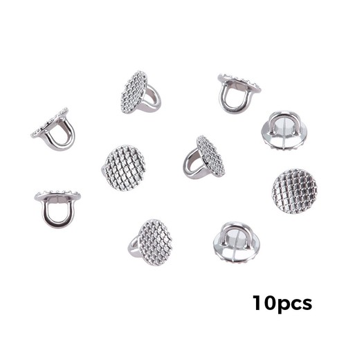 Dental Orthodontic Bondable Lingual Button Crimpable Hook Mesh Base Button Chain - Picture 14 of 26