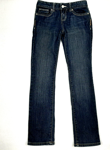 Y2K Justice Old Navy Girl's Jeans Lot Size 10 Ins 26" Flare Bootcut Skinny Blue - Picture 16 of 23