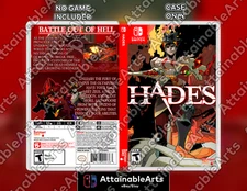 HADES: Game Case/Custom Cover (Nintendo Switch 2020) - NO GAME