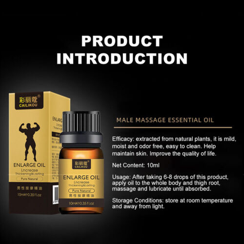 Men Penis Enlarger & Penis Growth Oil Faster Enhancement Enlargement XXXL - Picture 8 of 13