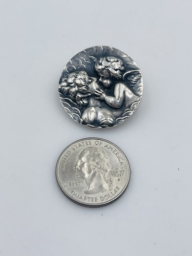 Unger Brothers Antique Sterling Silver Art Nouveau Loves Dream Small ...