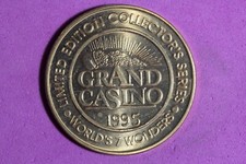 1995 Grand Casino Eiffel Tower 7 Wonders of the World Collector's Token #M21663