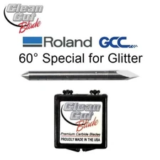 Roland & GCC 60 Special Blade for Glitter- CLEAN CUT ROLD-605S-G (Black)