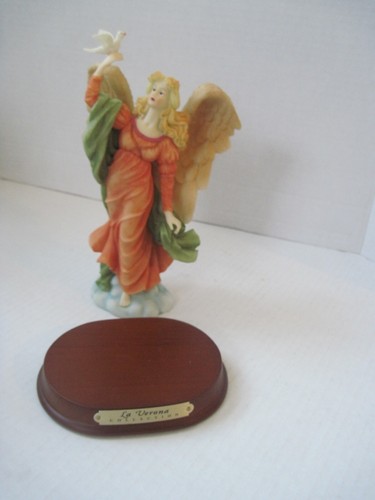 Vintage La Verona Collection Angel Figurine White Dove Mint Condition - Picture 3 of 12