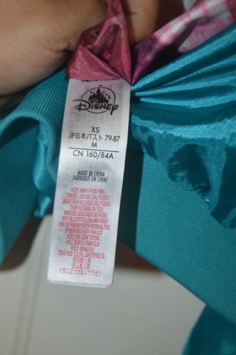 DISNEY PARKS PRINCESS JASMINE ALADDIN RAJAH DONNA BOMBER GIACCA FULL ZIP XS! - Foto 16 di 16