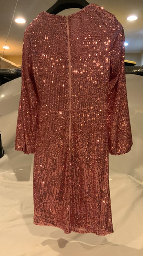 Lilly Pulitzer Estrella Sequin Dress, Style# 017745, Size 2, Conch Shell Pink - Picture 14 of 24