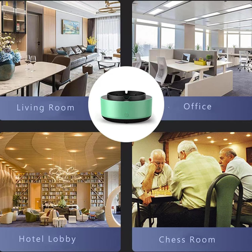 2 in 1 Air Purifier Ashtray Multifunctional Smokeless with Filter,Ashtrays for C - Picture 7 of 12