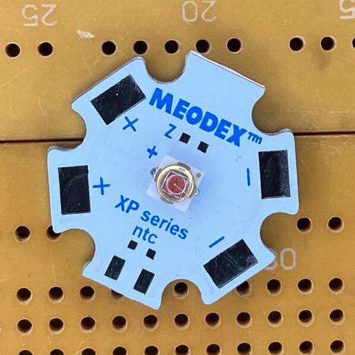 Yellow Amber 590nm 2W Power LED Emitter & Star & Leads Turn Indicator SSC Z5 - Picture 12 of 13