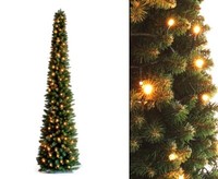 Weihnachtsbaum SäUle Mit Led Beleuchtung, HöHe 210Cm Von Ibizanos