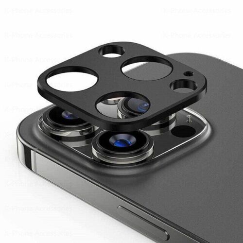 Metal Lens Hollow Ring Fr iPhone 15 Pro Max 14 Alloy Camera Protector Glass Film - Picture 9 of 18