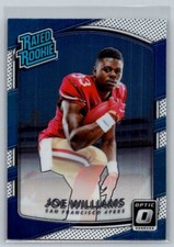 2017  Donruss Optic #158 Joe Williams Rated Rookie RC 49ERS (B)