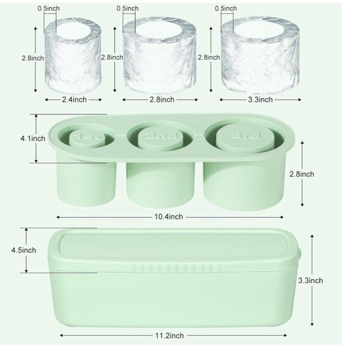 Ice Cube Tray for 40oz Stanley Cup, Silicone Tumbler Ice Mold, Ice Cube Mold - Picture 3 of 7