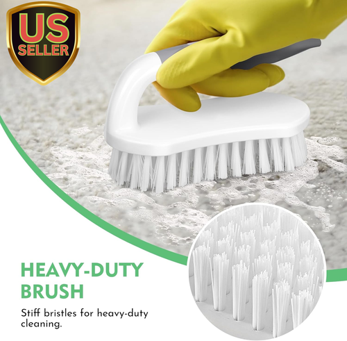 Scrub Brush, Heavy-Duty Scrub Brushes for Cleaning with Stiff Bristles Cleaning - Picture 6 of 7
