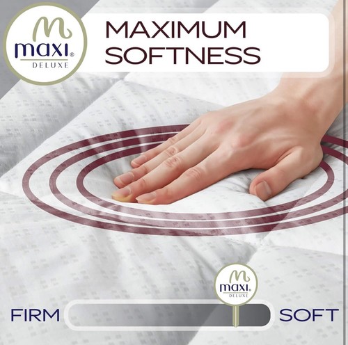 MAXI Twin XL Size Mattress Pad - Luxurious Cotton Sateen Mattress Protector - Picture 4 of 10