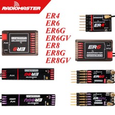 Radiomaster ER4 ER6 PWM Receiver 4-8CH CRSF ELRS 2.4GHz for RC Aircraft Boat Car