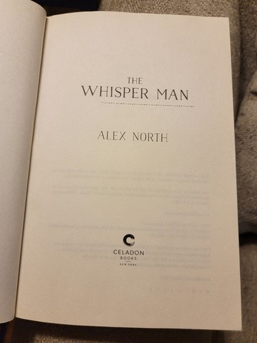 The Whisper Man by Alex North 2019 1st Edition 1st Printing Hardcover DJ VGC!! - Imagen 9 de 12