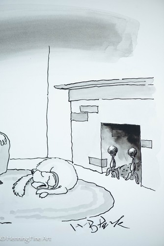 Rare Original The New Yorker Illustration Drawing Published, Signed & Fine 5 - Picture 3 of 5