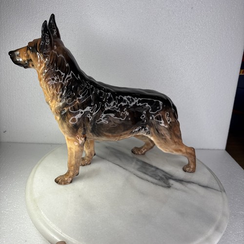 RARE Royal Doulton Large Dog GERMAN SHEPARD Ch. Benign of Picardy 11” HN 1115 - Picture 8 of 17