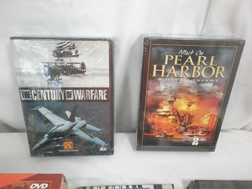 World War II Documentary Collection - Lot 11 DVDs Most Sealed -Never Used 22D001 - Picture 2 of 5