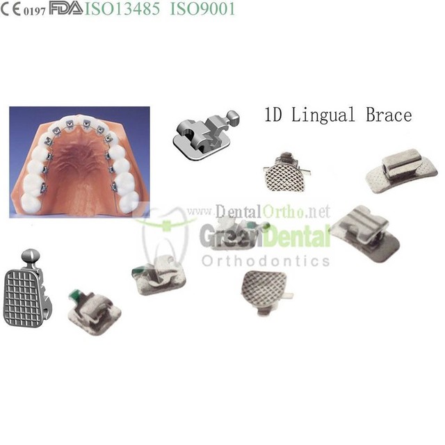 28/kit, 1D Lingual Brace Hook3 Dental Orthodontic Band Buccal Tube