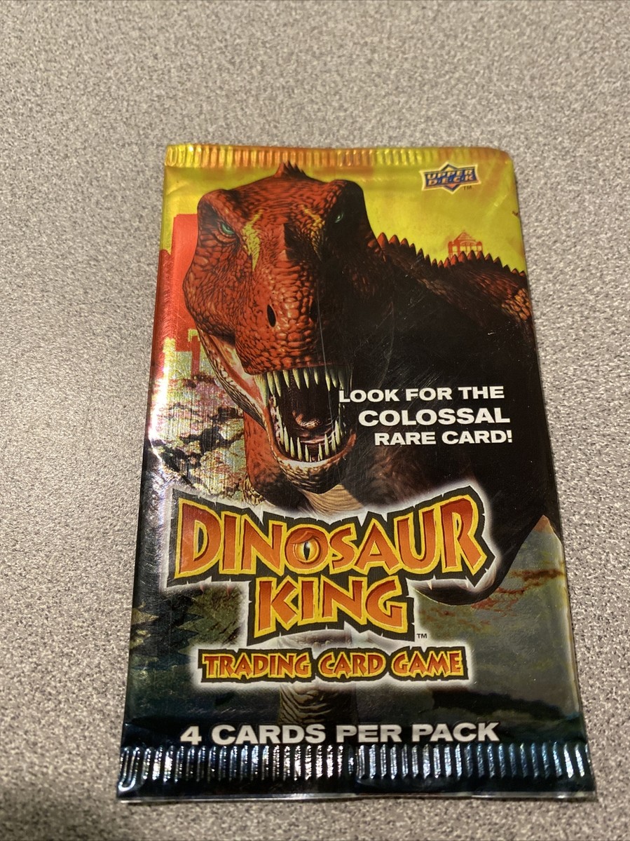 Upper Deck Dinosaur King Trading Card Game 1 Pack Unopened