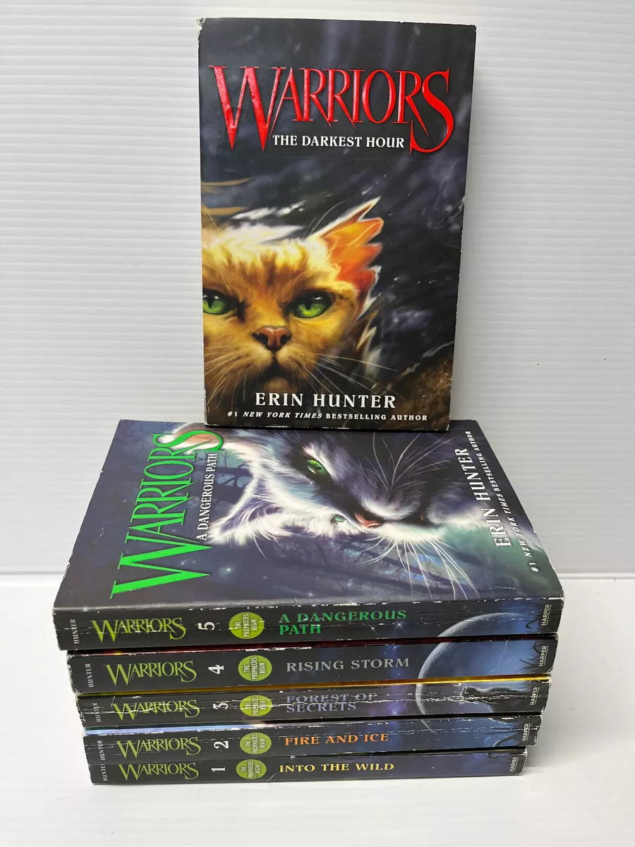 Erin Hunter's Warriors Series (#1-6) : Into the Wild - Fire and Ice -  Forest of Secrets 